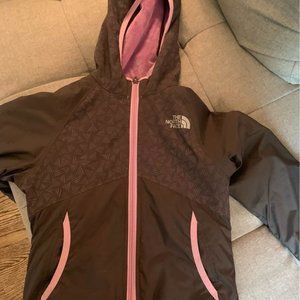 Girls reversible North Face